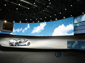 Frankfurt BMW Motor Show P3 arc screen